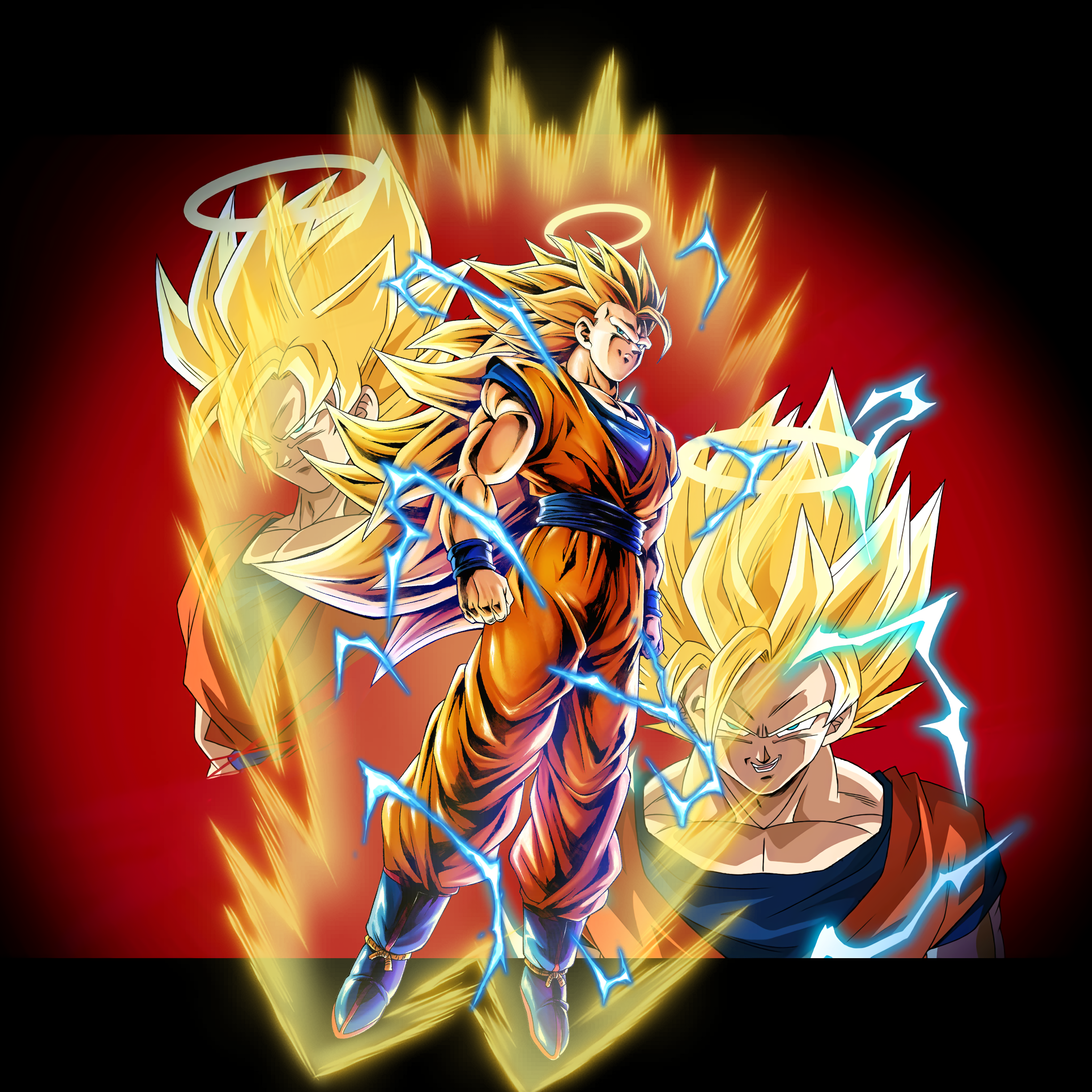 Goku SSJ3 and Vegeta SSJ2 LR (4K Wallpaper) by Omarcupidi2007 on DeviantArt