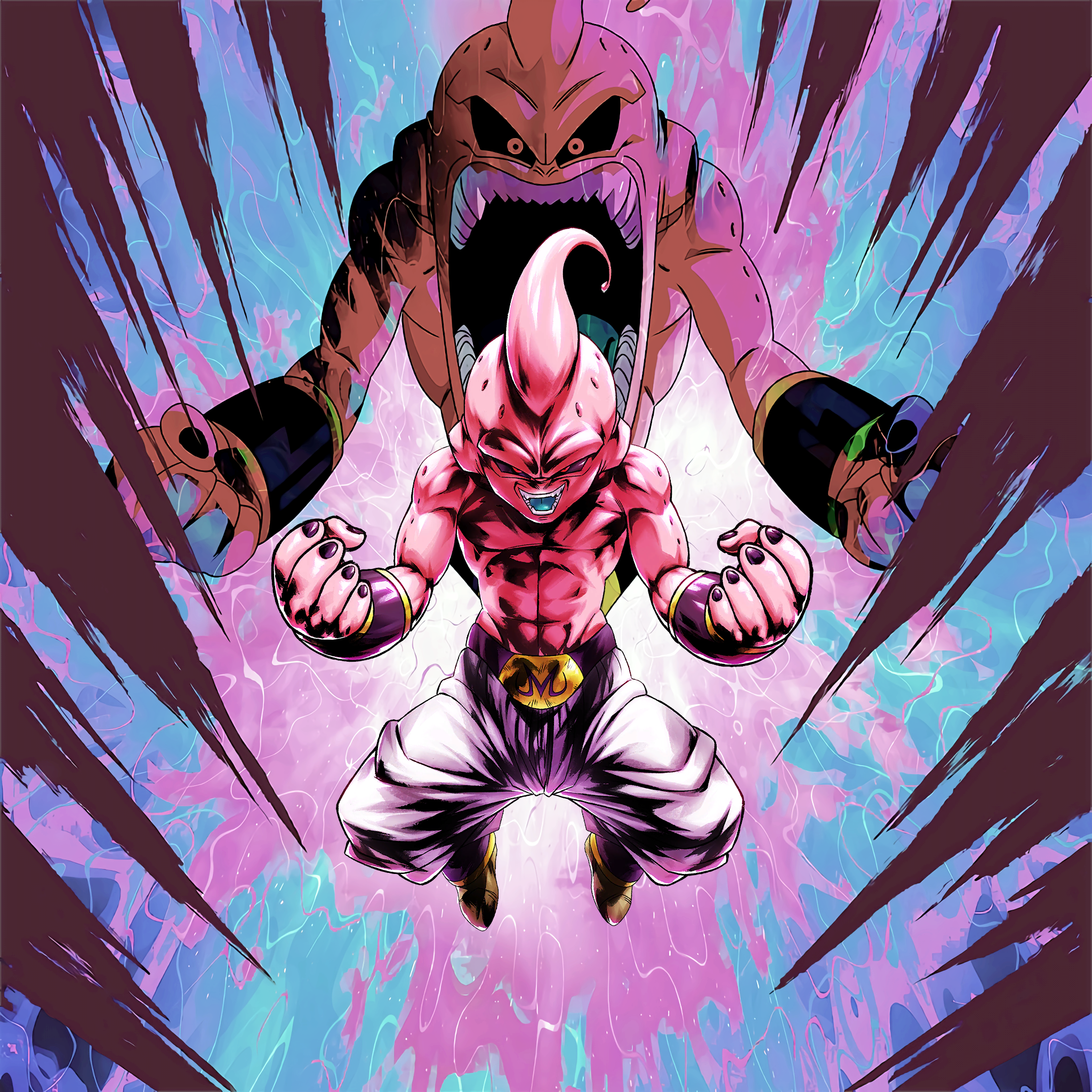 Kid Buu, kid, dbz, buu, HD wallpaper