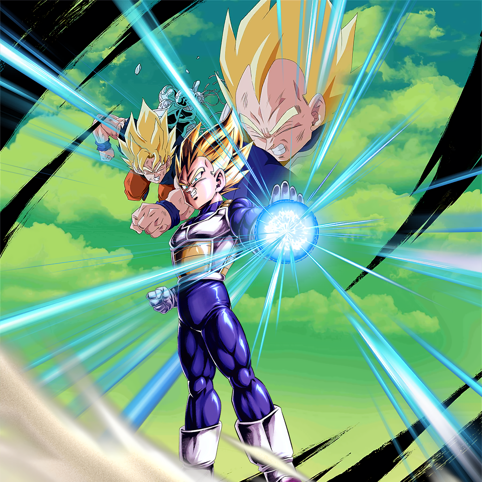 DBM Vegeta ssj2 vs SP Cell by Blade3006 on DeviantArt