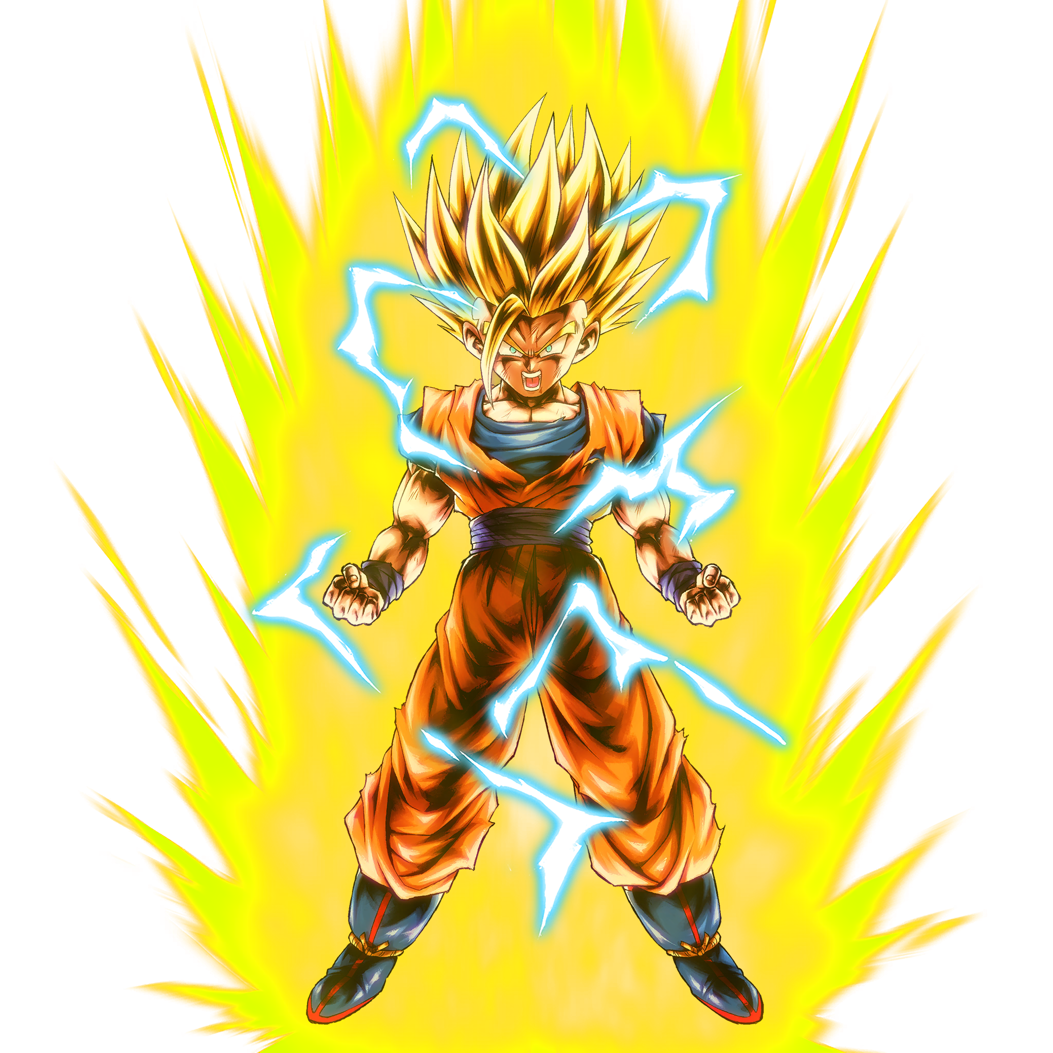 Teen Gohan SSJ2 render [Bucchigiri Match] by Maxiuchiha22 on