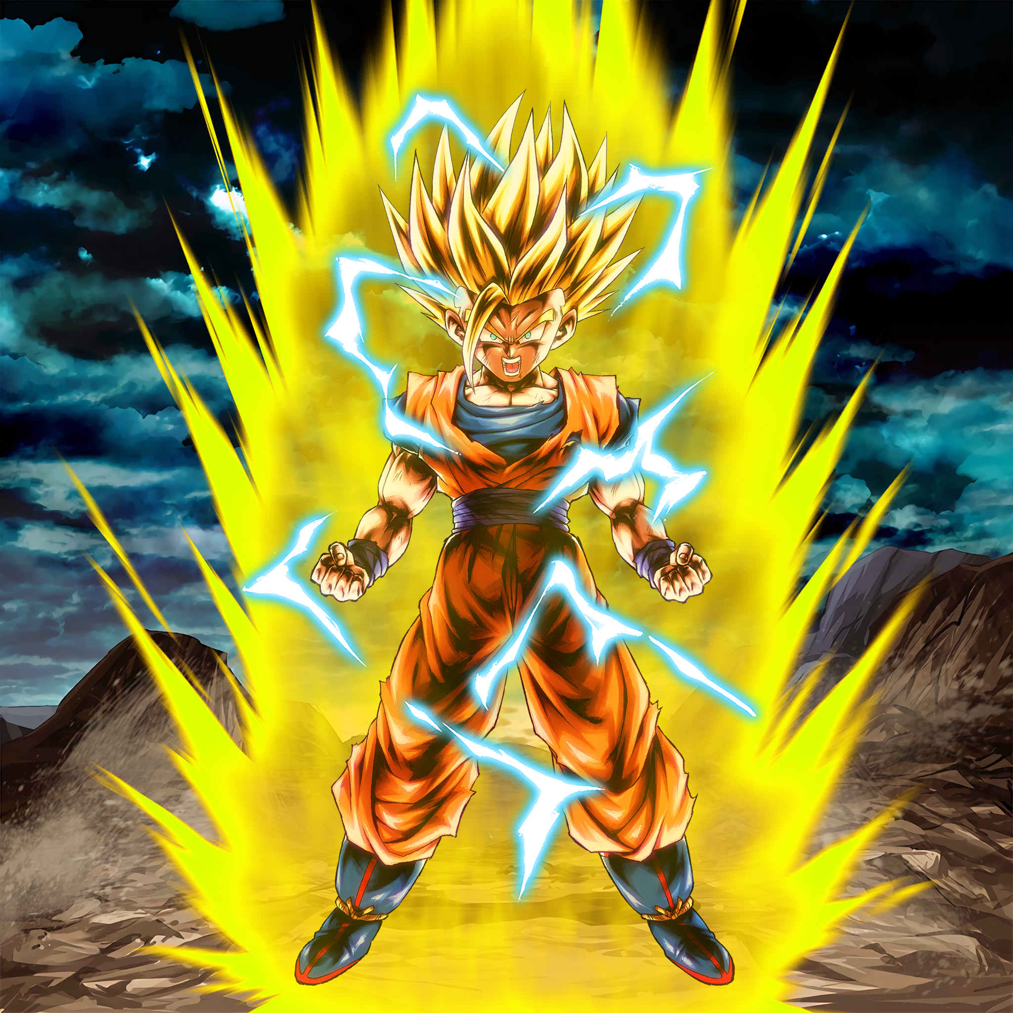 gohan super saiyan 2 vs bojack