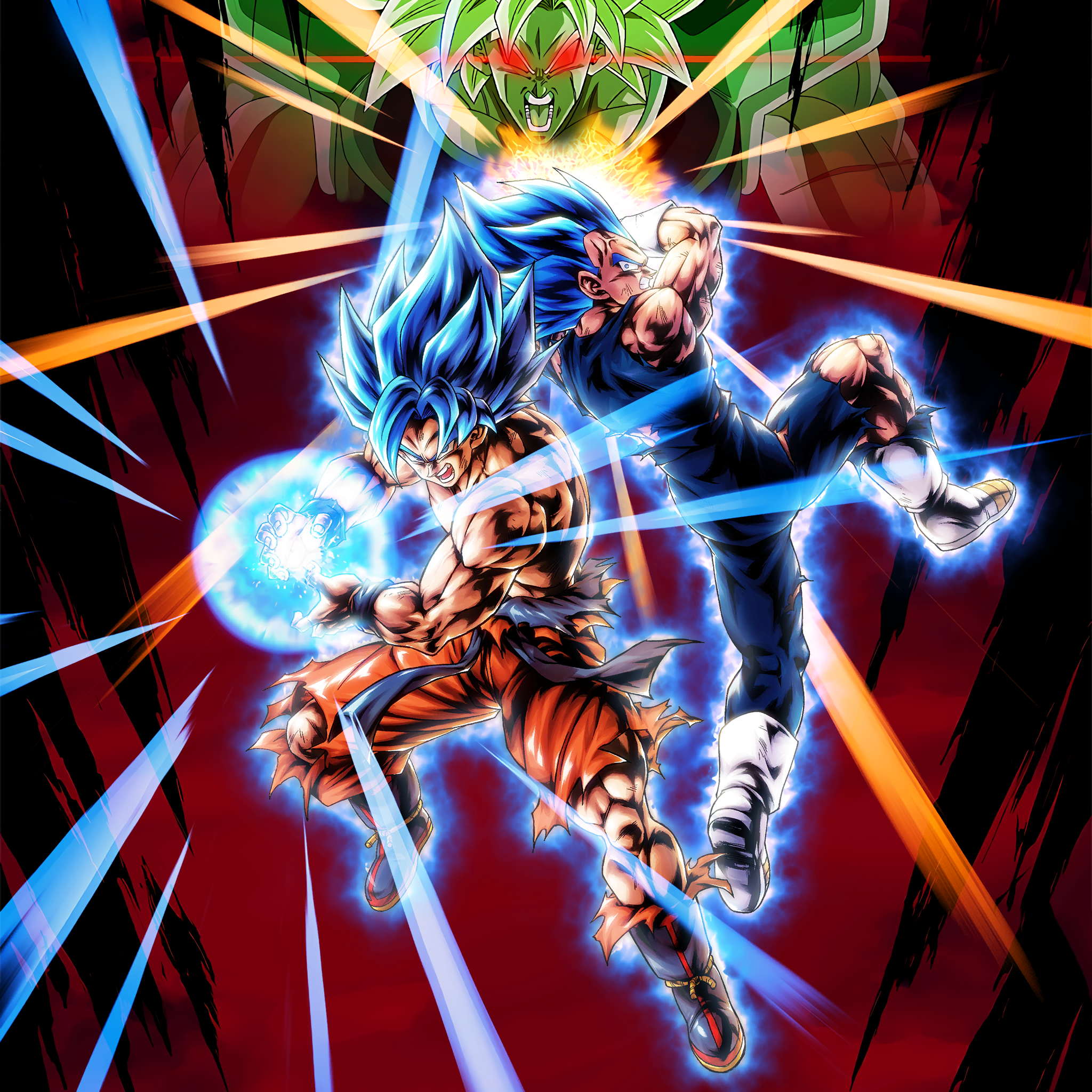 Goku - Vegeta SSGSS Wallpaper 2 [DB Legends] by Maxiuchiha22 on DeviantArt