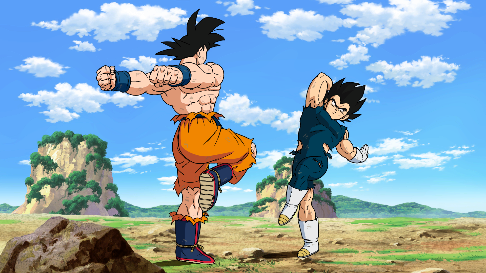 Goku - Vegeta(Broly Movie) Wallpaper [Xenoverse 2] by Maxiuchiha22 on  DeviantArt