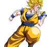 Goku SSJ (Buu Saga) render [Website]