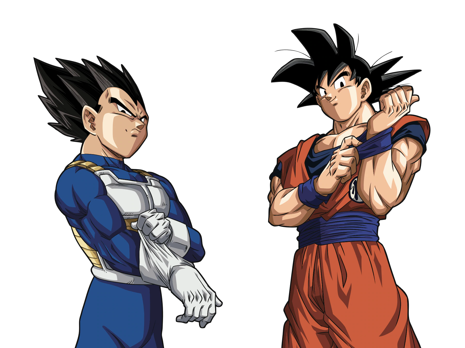 Goku and Vegeta by mastertobi on DeviantArt