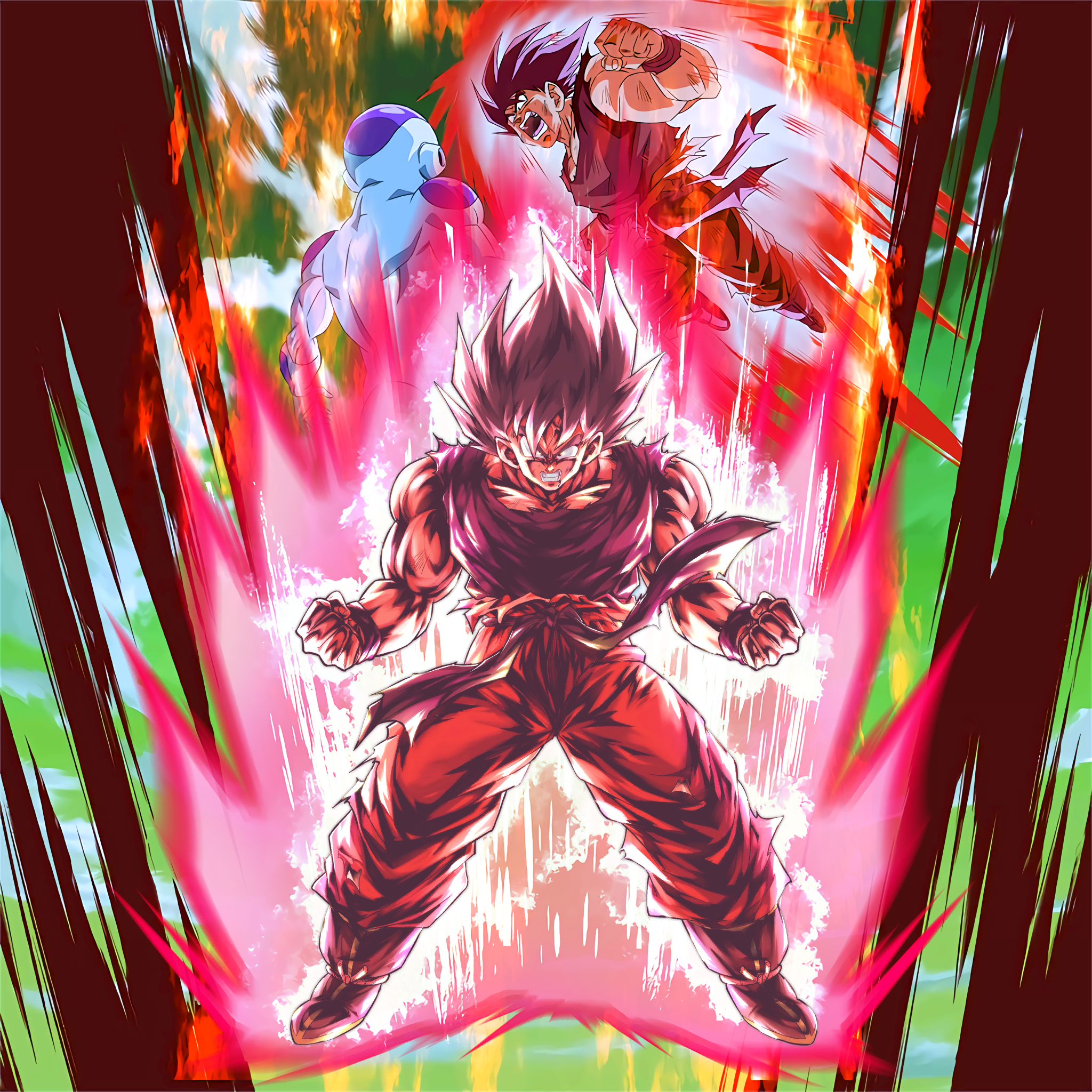 Goku (Kaioken) Wallpaper [DB Legends] by Maxiuchiha22 on DeviantArt