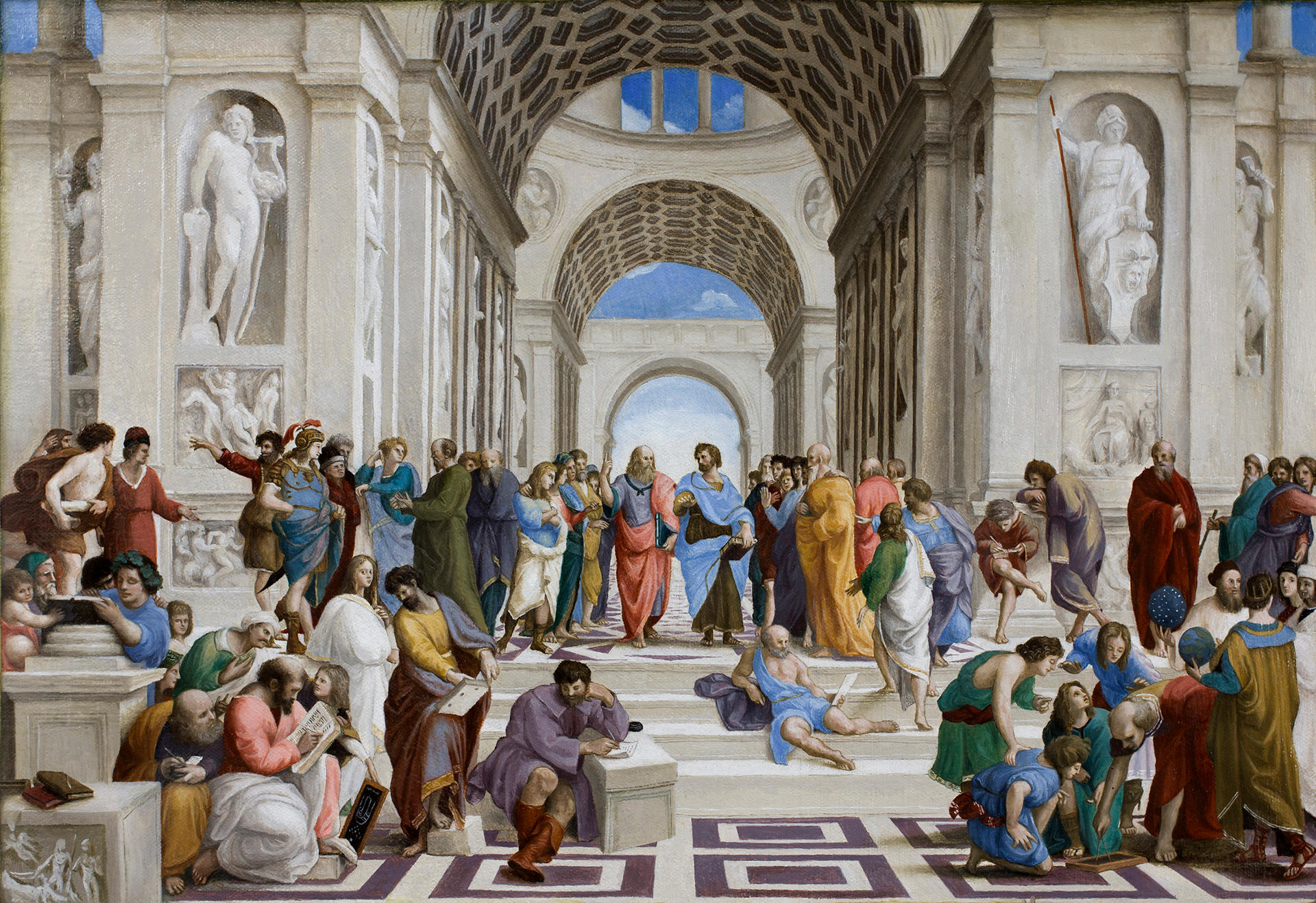 The School Of Athens By Lasarasu On DeviantArt the-school-of-athens-by-lasarasu-on-deviantart