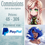 Commissions 2020 - Paypal only