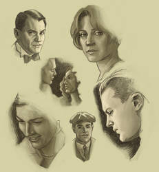 Boardwalk Empire Sketch Dump