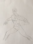 Spiderman Sketch by crabnebula85