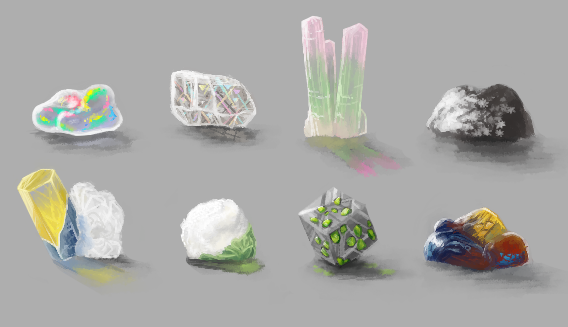 oooohohohohohoooo.... rocks by gardensprouts on DeviantArt