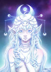 Astral Girls : Moon by Lily-Fu