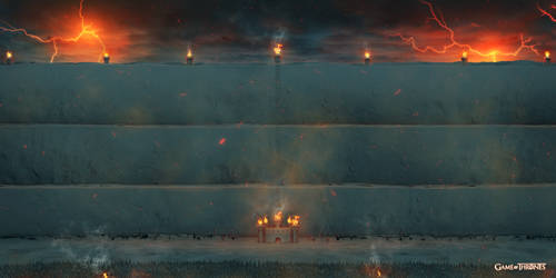 Game of throne The Wall fire version