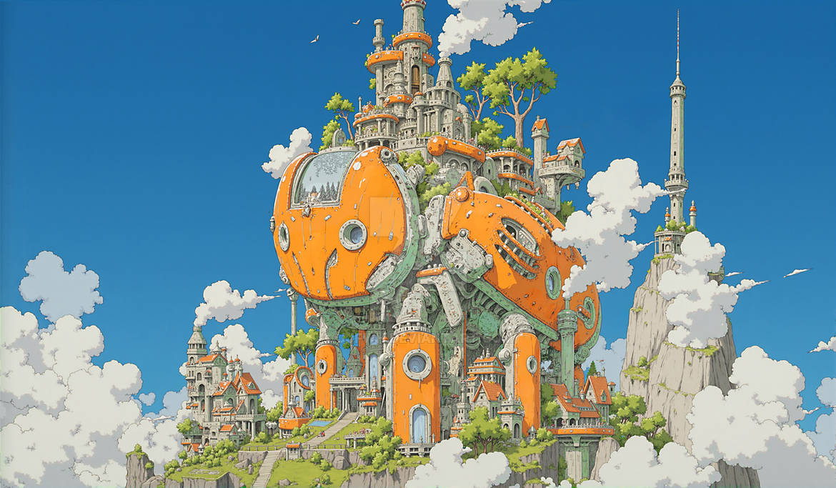 Mechanical Elephant Fortress By Jjfwh On DeviantArt mechanical-elephant-fortress-by-jjfwh-on-deviantart
