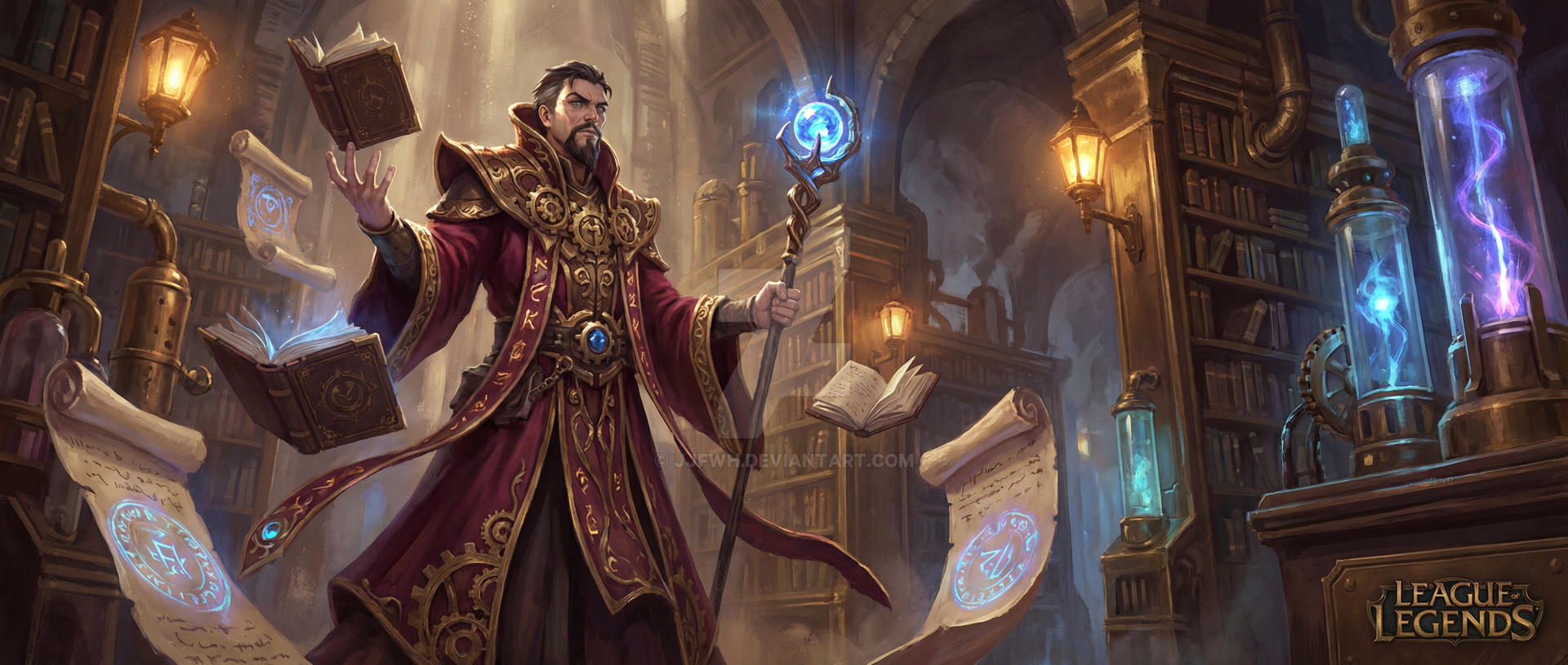League of Legends - Ryze, the Rune Mage by jjfwh on DeviantArt