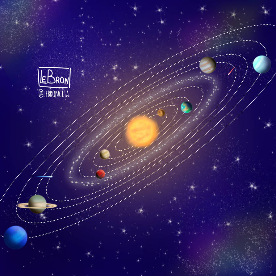 Solar System by lebroncita on DeviantArt