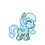 Snowdrop pixel pony