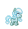 Snowdrop pixel pony