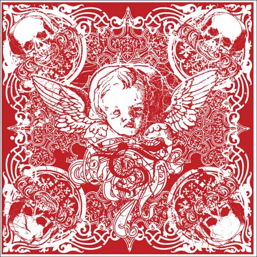 Wicked Cherub bandanna design