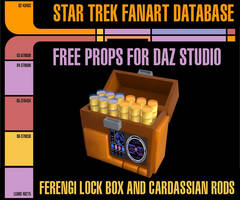 [Free Prop] Ferengi Lock Box and Cardassian Rods