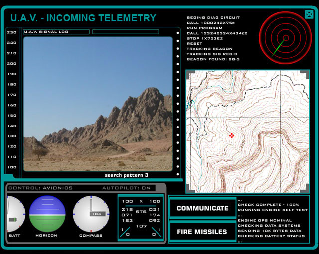 Stargate Command UAV Telemetry