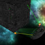 Similar Starfleet Sovereign ship vs Borg Cube