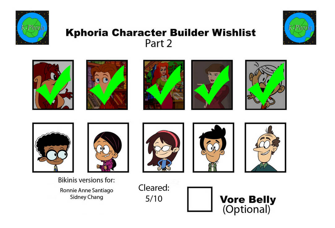 Kphoria-style Character Builder Wishlist Part 2 by DukeyDukeyDoo on ...