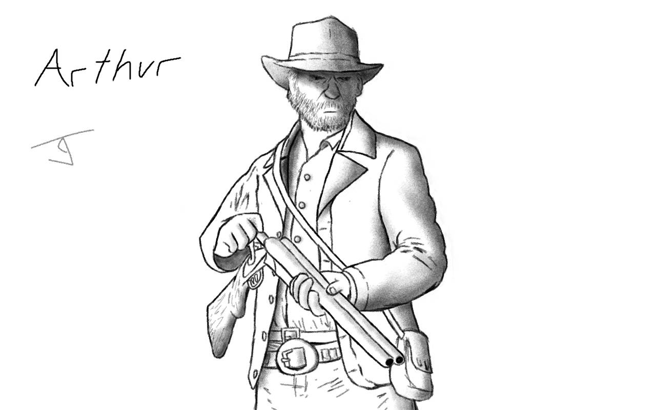 How To Draw Arthur Morgan At How To Draw - vrogue.co
