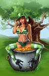 Lucky Leprechaun with Grostieta by mechangel2002