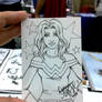 Fan Expo 2013 Wonder Girl sketch card