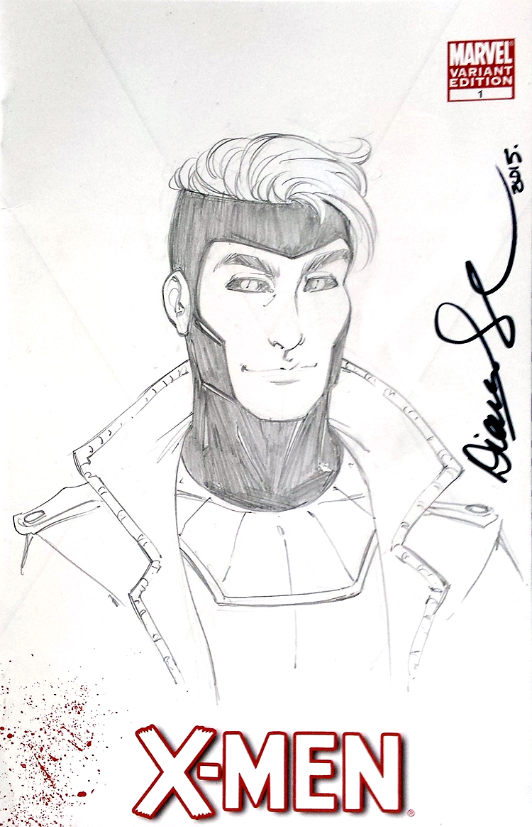 Gambit sketch cover