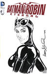 Catwoman sketch cover by mechangel2002