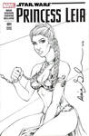 Leia sketch cover by mechangel2002