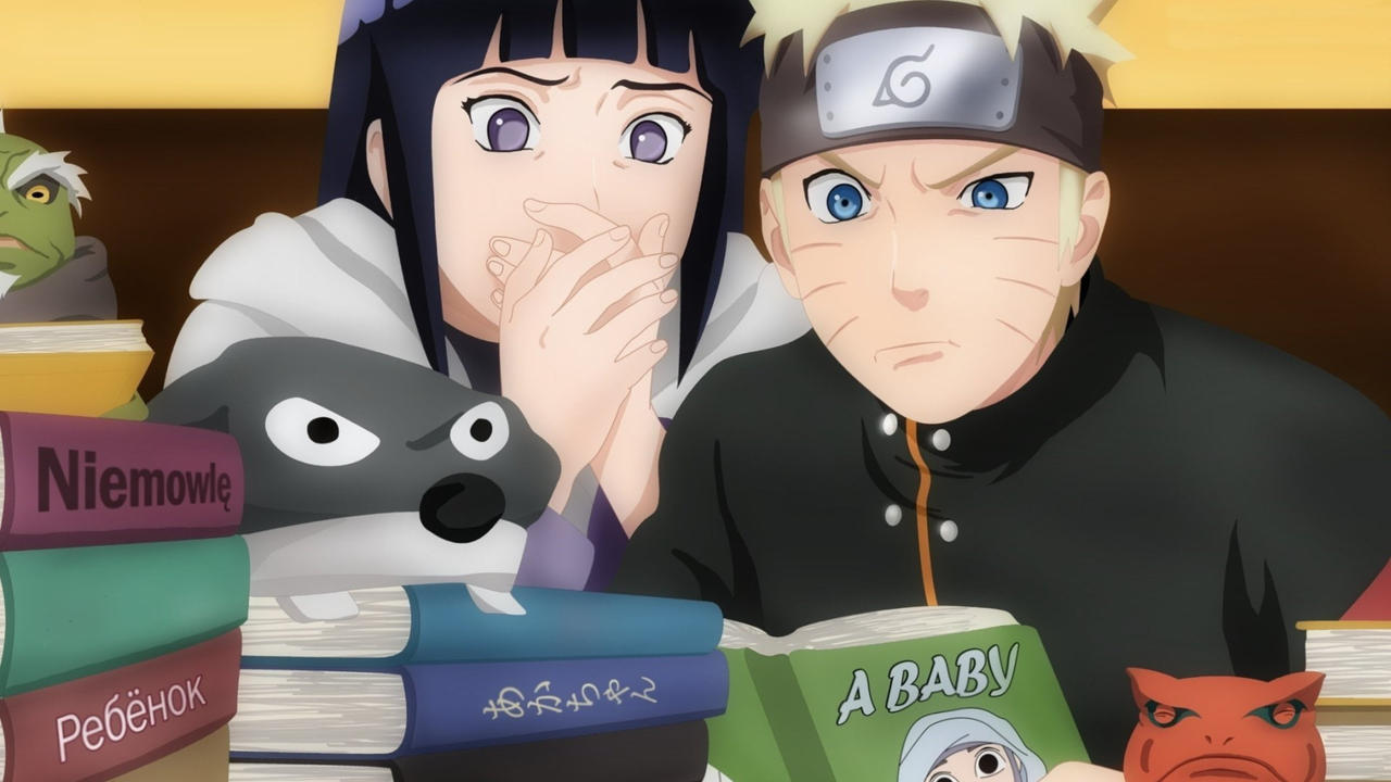 Naruto Family, kid, hinata, naruto, naruhina, HD wallpaper