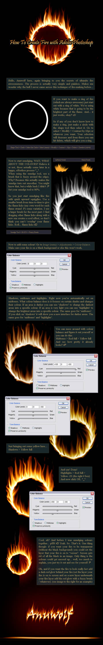 Fire Tutorial by Anuwolf on DeviantArt