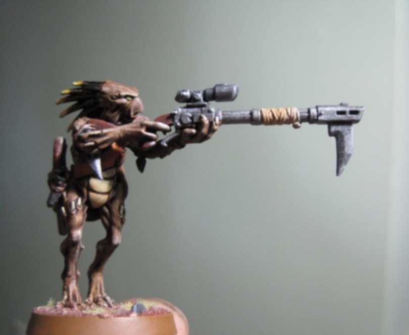 Kroot sniper rifle by Sevrilkestra on DeviantArt