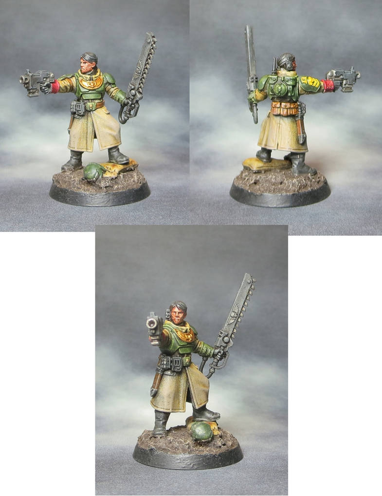 Cadian Conscript Model Cadian Command Officer by Sevrilkestra on DeviantArt