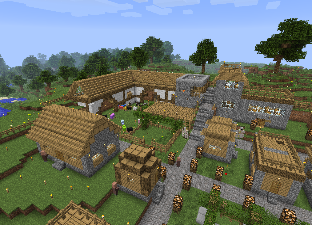 Village Update - Working on the Barn