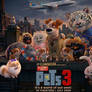 Secret Life Of Pets 3 Cinematic Poster