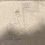 Mack Mallard with USA flag