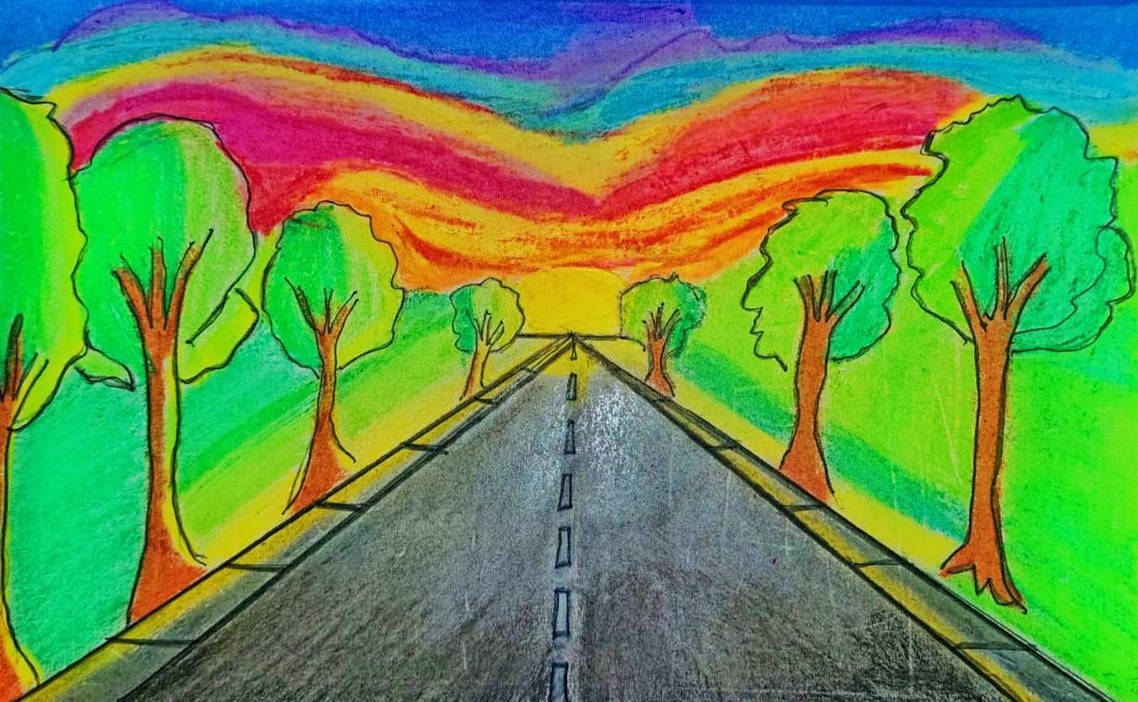 One Point Vanishing Perspective Drawing By Rafiart1 On Deviantart One Point Vanishing Perspective Drawing By Rafiart1 On Deviantart