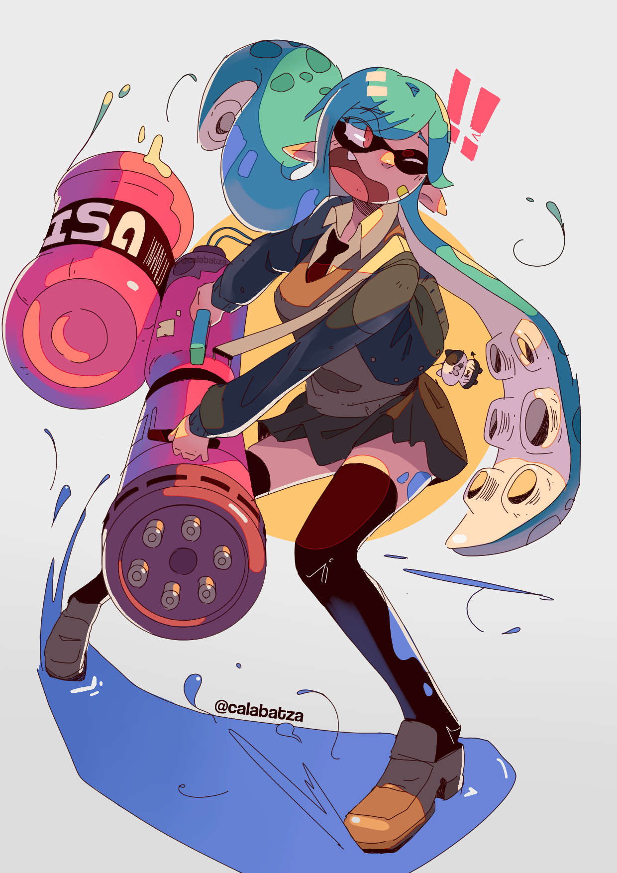 Inkling girl fanart by Yatpher on DeviantArt
