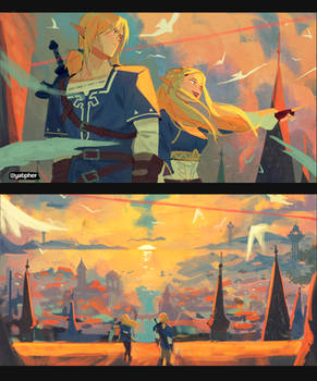 Sunset Botw fanart