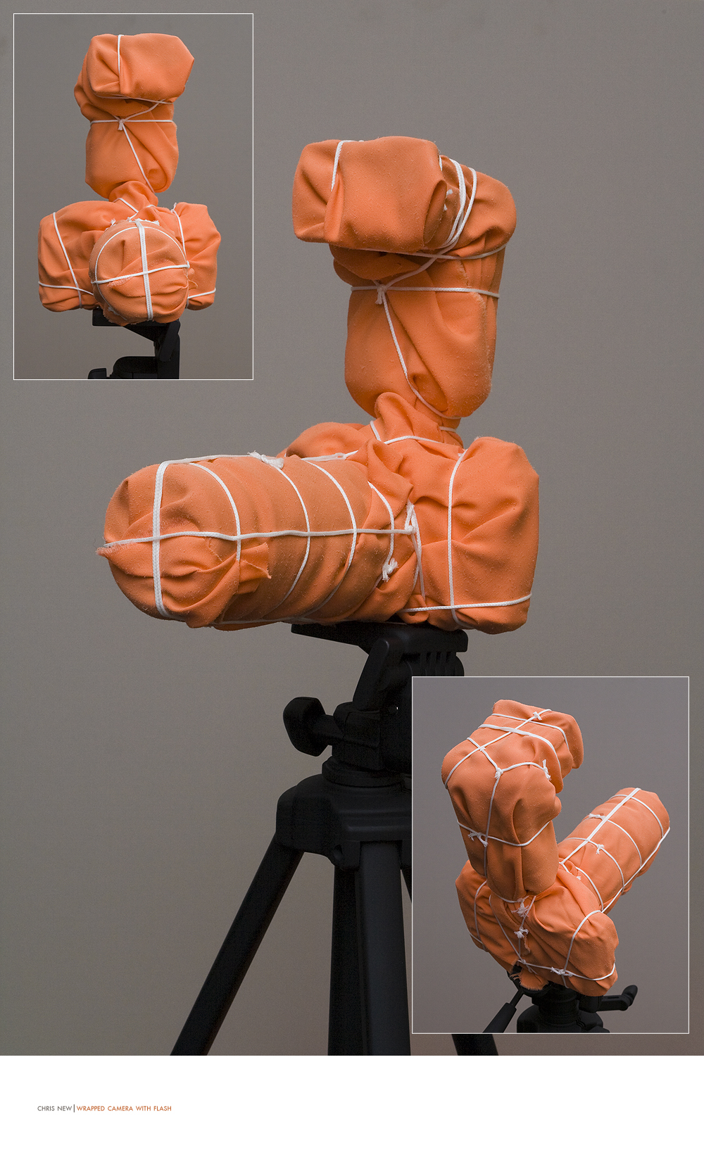 Wrapped Camera With Flash