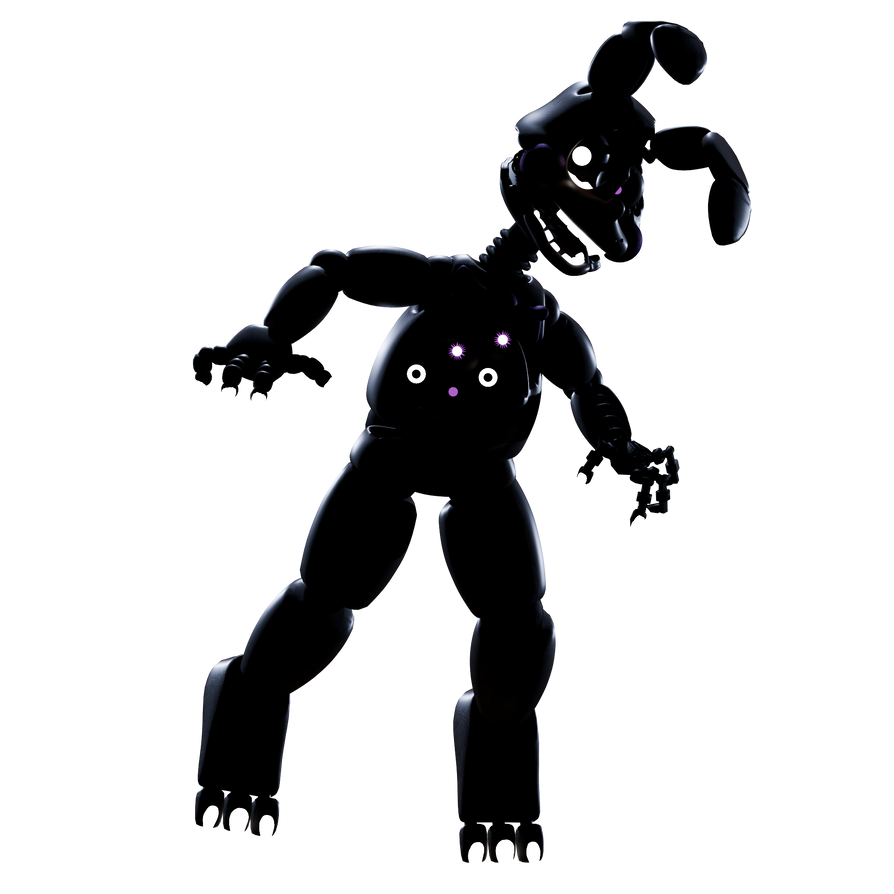 Corrupted Spring Bonnie Corrupted Shadow Bonnie by TwilightTerror1 on DeviantArt