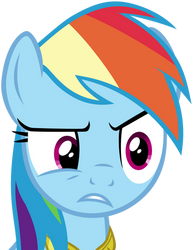 Rainbow Dash Creeped Out