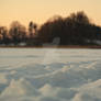 Frozen lake