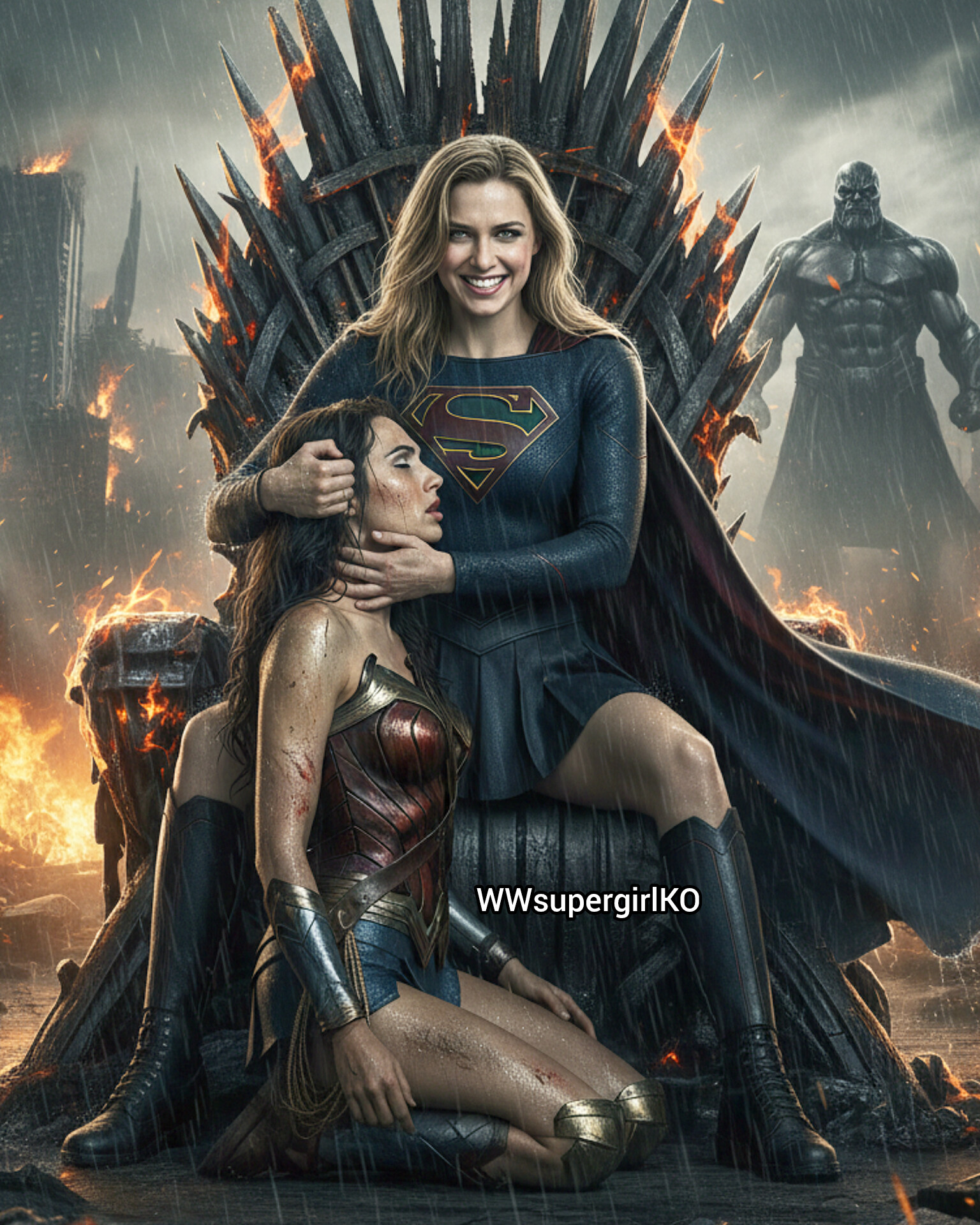 Character Defeated Wonder woman defeated by WWSupergirlKO on DeviantArt