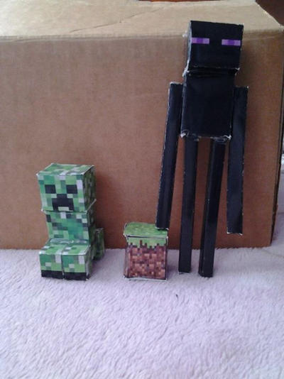 A minecraft papercrafts :3 by Neverky on DeviantArt