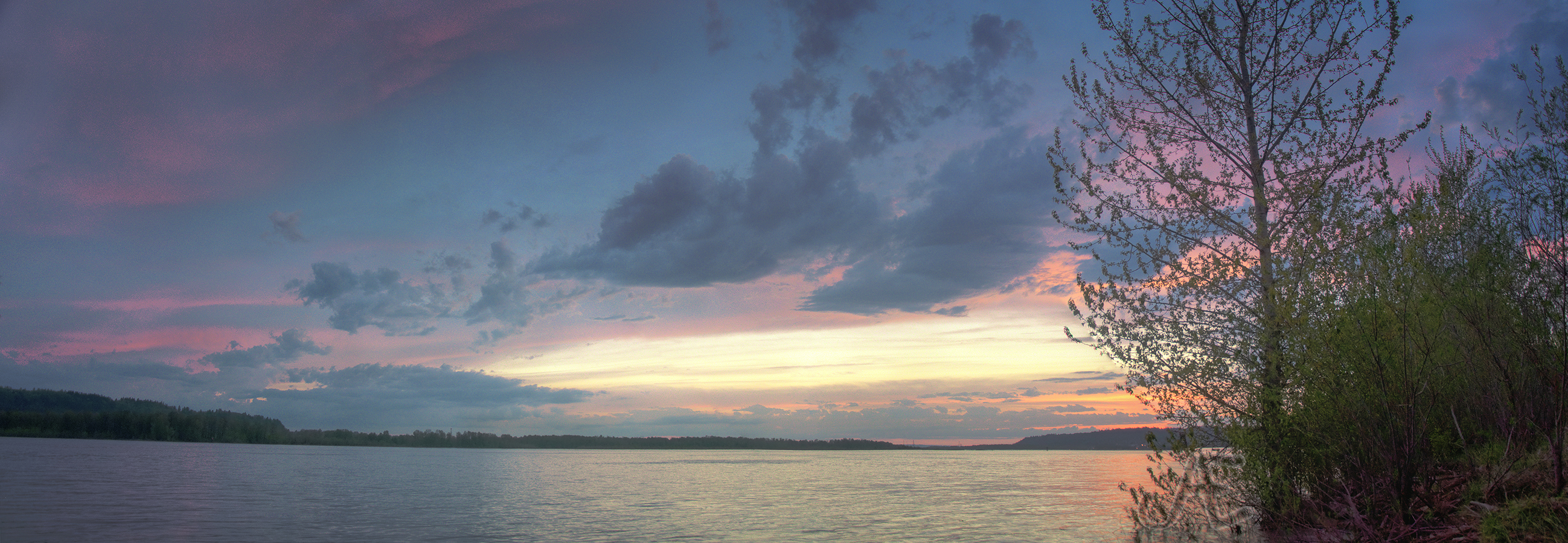 Columbia River From Washougal